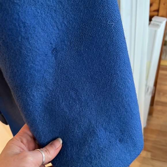 Vintage blue wool lightweight parka - Picture 5 of 6